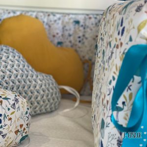 Βρεφική Πάντα Baby Elephant με ασορτί συννεφάκια