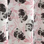Έτοιμες κουρτίνες Σειρά Panda - Panda ροζ