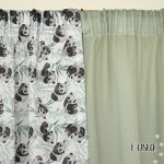 Έτοιμες κουρτίνες Σειρά Panda - Panda πράσινο