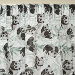 Έτοιμες κουρτίνες Σειρά Panda - Panda πράσινο
