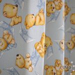 Έτοιμες κουρτίνες Σειρά Sailor Bear – γαλάζιο