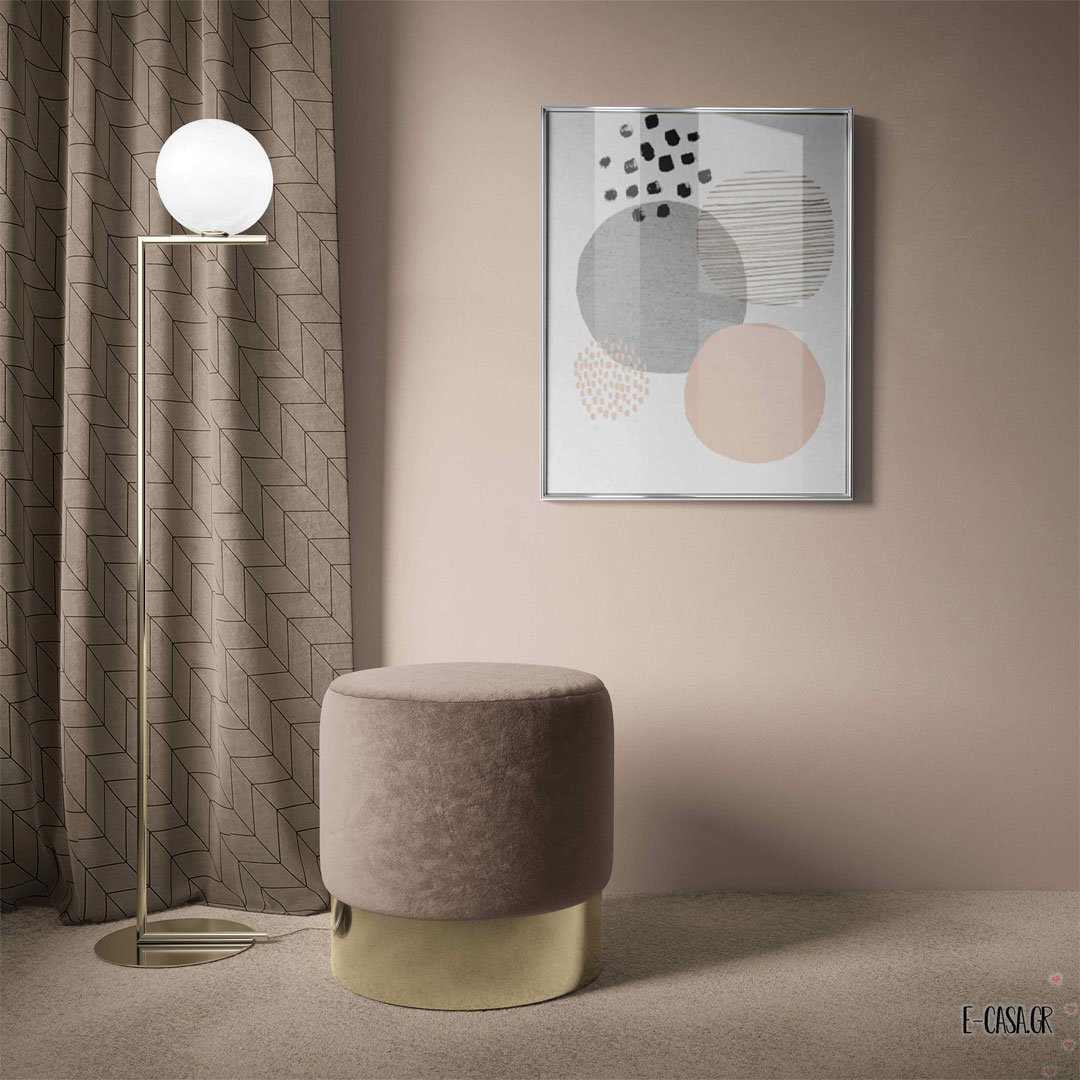 Σειρά Geometric velvet beige