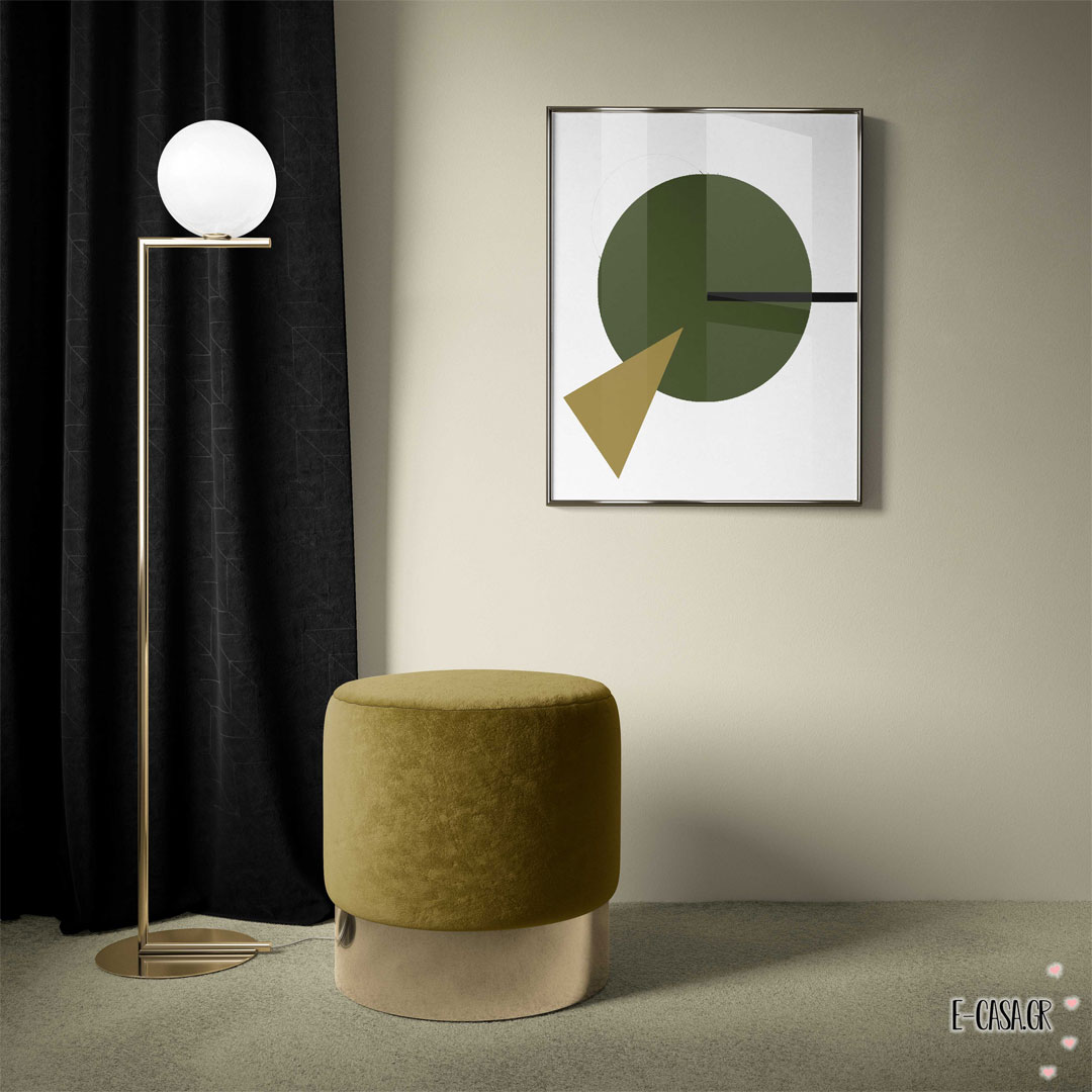 Σειρά Geometric velvet black