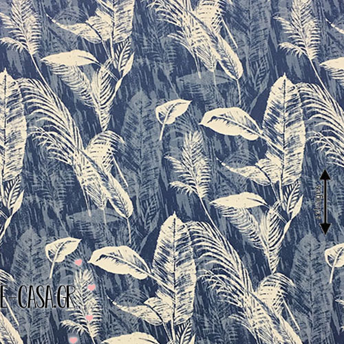 Ύφασμα για κουρτίνες Sebu Blue 5-2241