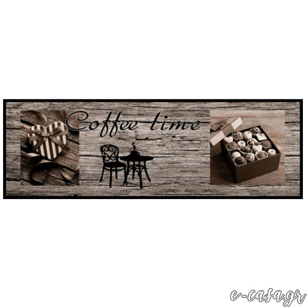 Χαλάκια κουζίνας 642 Coffee Time Wood