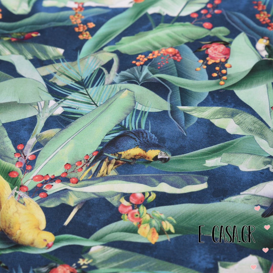 Σειρά Υφασμάτων Zamiflora navy