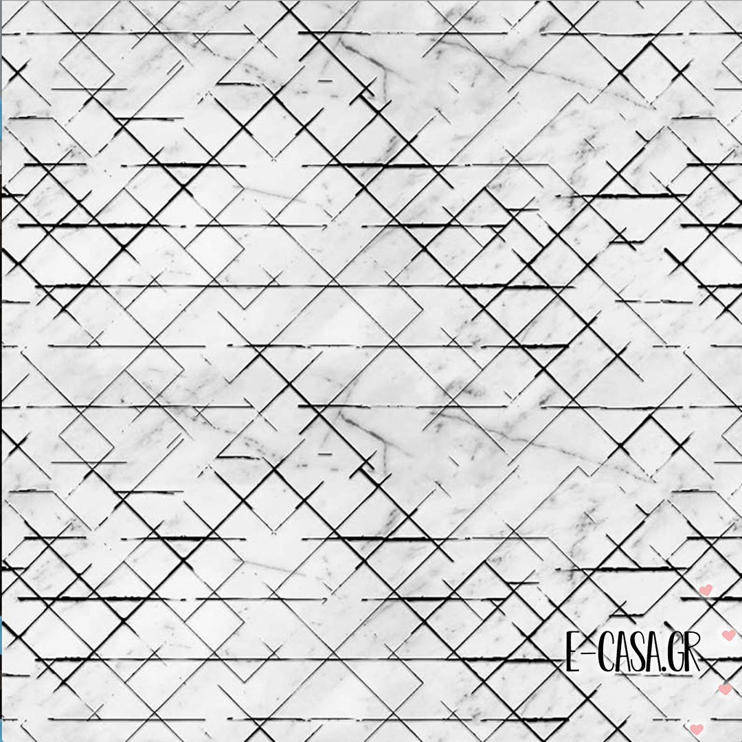 Σειρά geometric - Marble ασπρόμαυρο